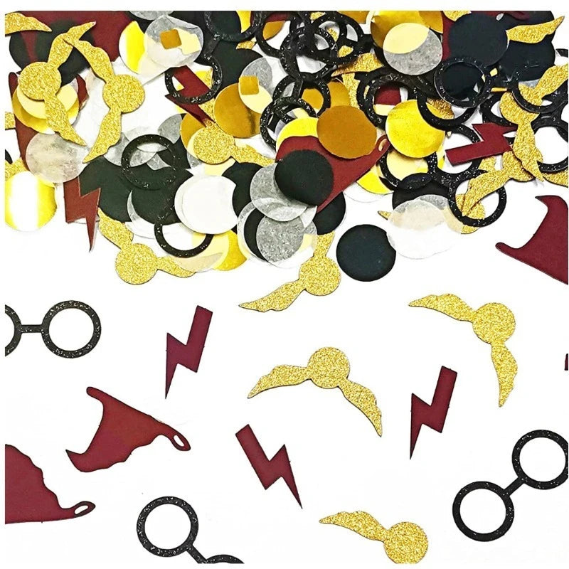 100pcs Halloween Wizard Confetti Glitter Scatter for Party Decor & Crafts