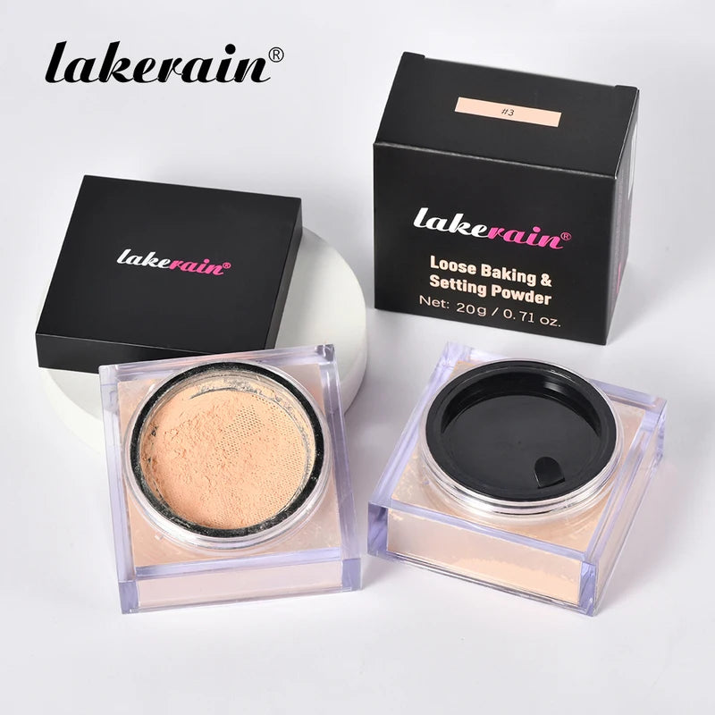 Loose Setting Powder with Oil Control & Blurring Finish - Long-Lasting Makeup Base