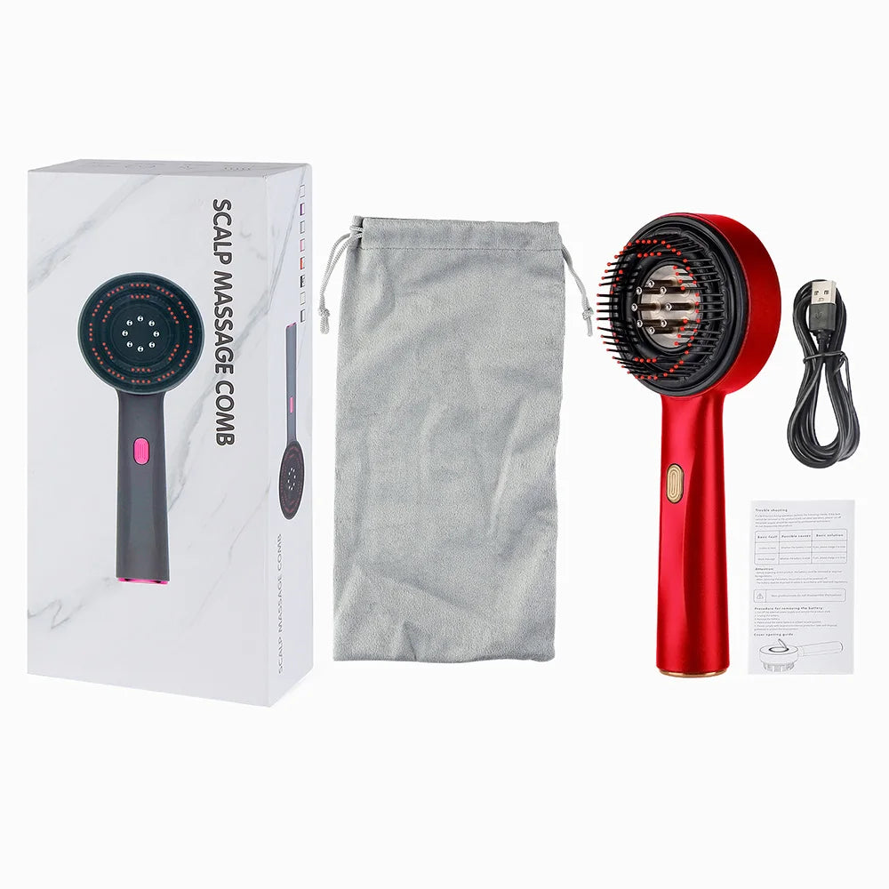 Electric Scalp Massage Comb for Hair Growth and Hair Loss Prevention