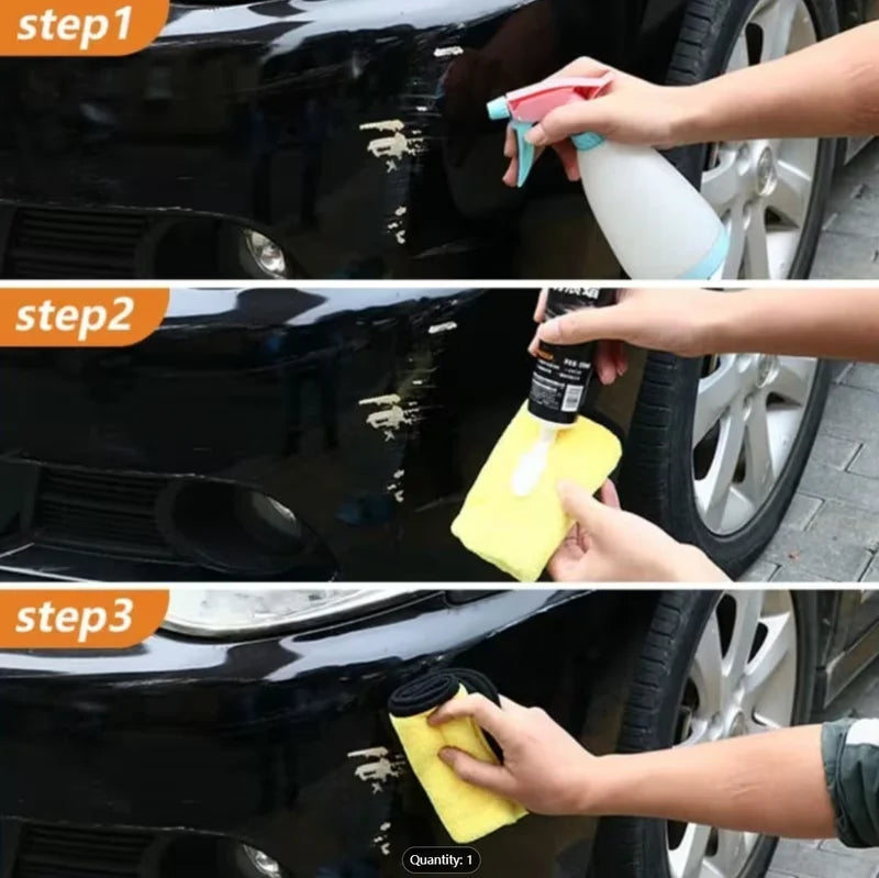 Car Scratch Repair Paste Kit with Cloth & Sponge for Paint Polishing