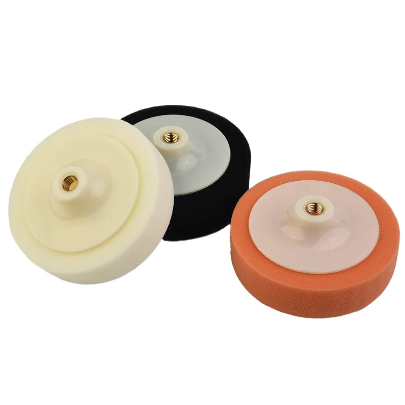 Car Polishing Pad Set 3pcs Sponge Buffing Discs for Auto Scratch Removal