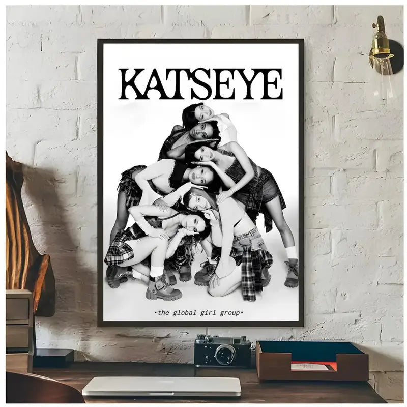 K-Pop Group Trendy Poster Wall Art Decor for Living Room Bedroom Gifts