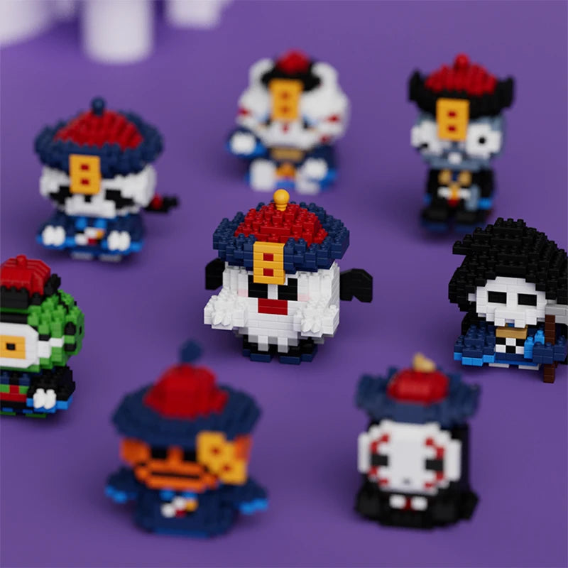Mini Action Figures Building Blocks Set for Halloween Decorations and Kids DIY Toys