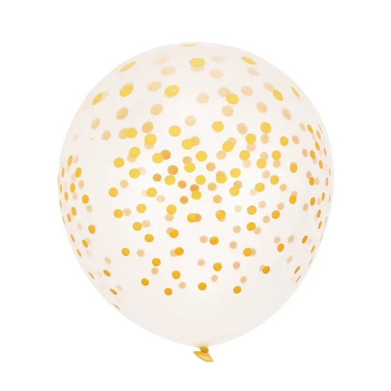 12PCS Black and Gold Latex Balloons for Party Decorations Birthday Wedding Anniversary