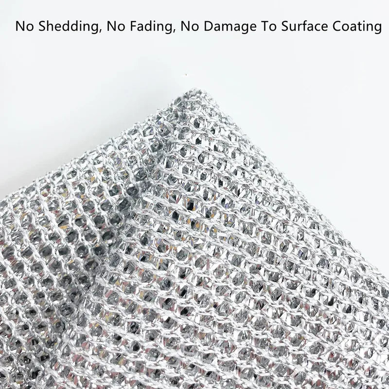 Thickened Steel Wire Cleaning Cloth for Kitchen and Household - Multi-Purpose Dish Towel