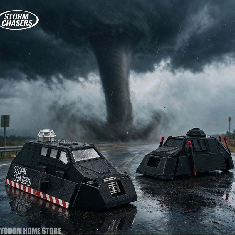 3D Printed Tornado Intercept Vehicle Model - Scientific Desktop Decor for Weather Enthusiasts