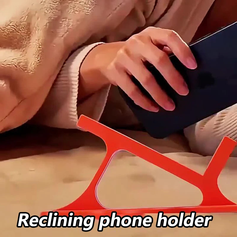 Bed Lazy Phone Stand for Side Lying - Stable Ergonomic Hands-Free Holder