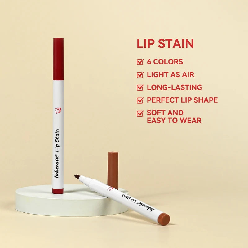 Waterproof Lip Stain Long Lasting Transferproof Lip Color Liquid Lip Tint Natural Daily Makeup