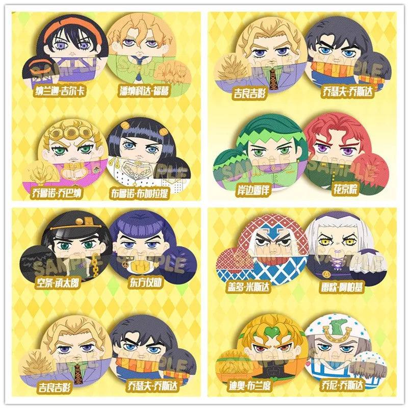 Anime Bruno Buccellati Abbacchio Cosplay Badge Keychain Plush Pendant