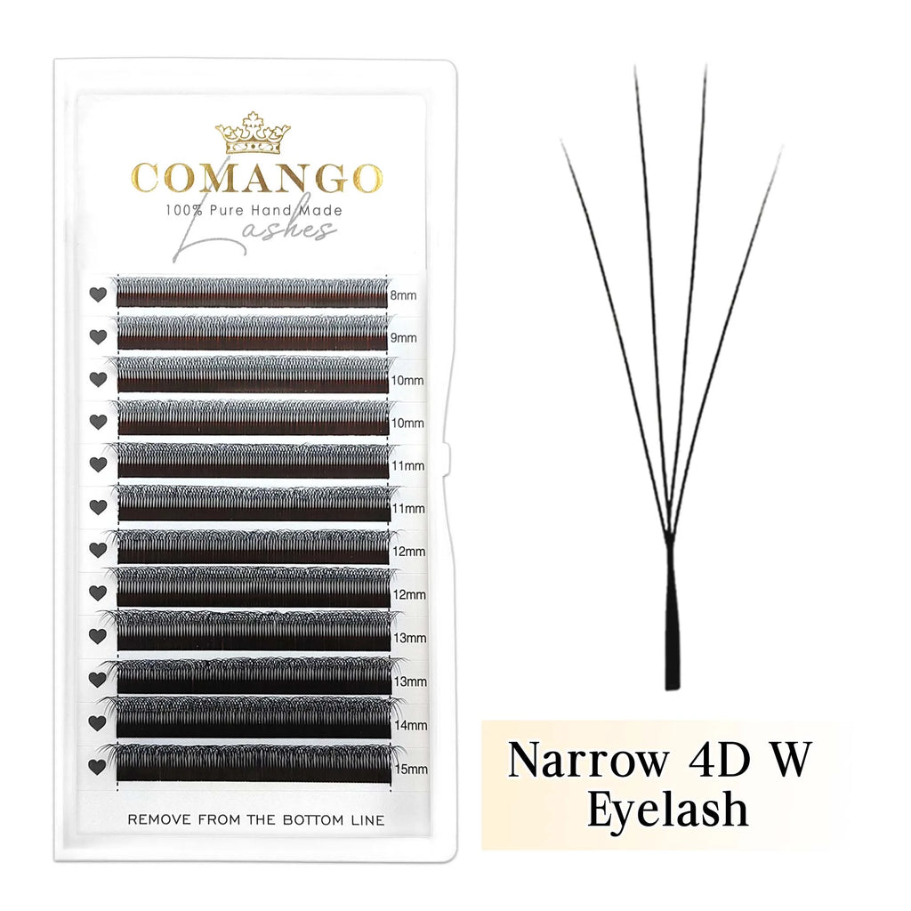 False Eyelash Extensions 3D/4D V Shape Premade Russian Volume Natural Lash Set