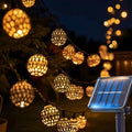Moroccan Style Solar String Lights Waterproof Outdoor Garden & Party Decor