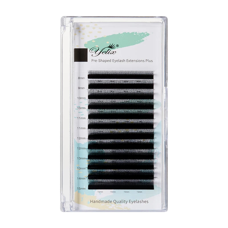 Premade 4D-W Eyelash Extension Fans - Smaller Spacing, Natural-Looking Lashes