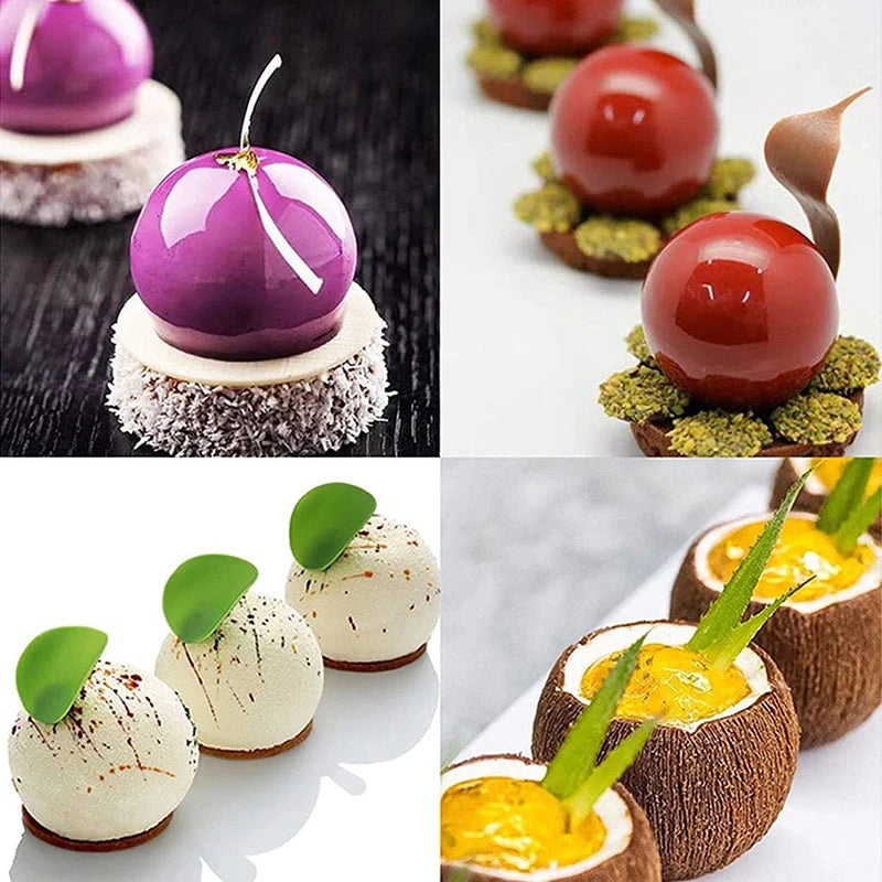 3D Sphere Silicone Mold for Mousse Cake Baking Chocolate Truffles French Dessert