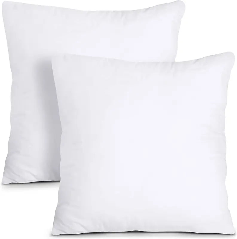 45x45cm Cotton Throw Pillow Insert - Soft Decorative Cushion Core for Sofa Bed Couch