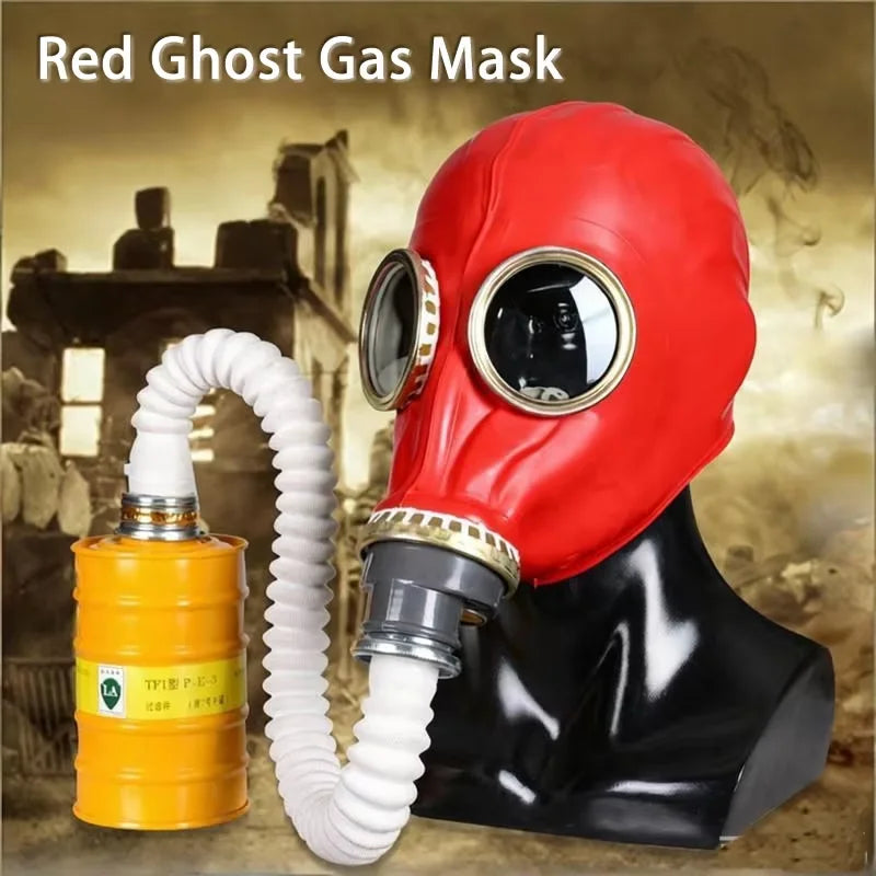 Full Head Gas Mask Respirator for Painting Pesticide Chemical Protection Halloween