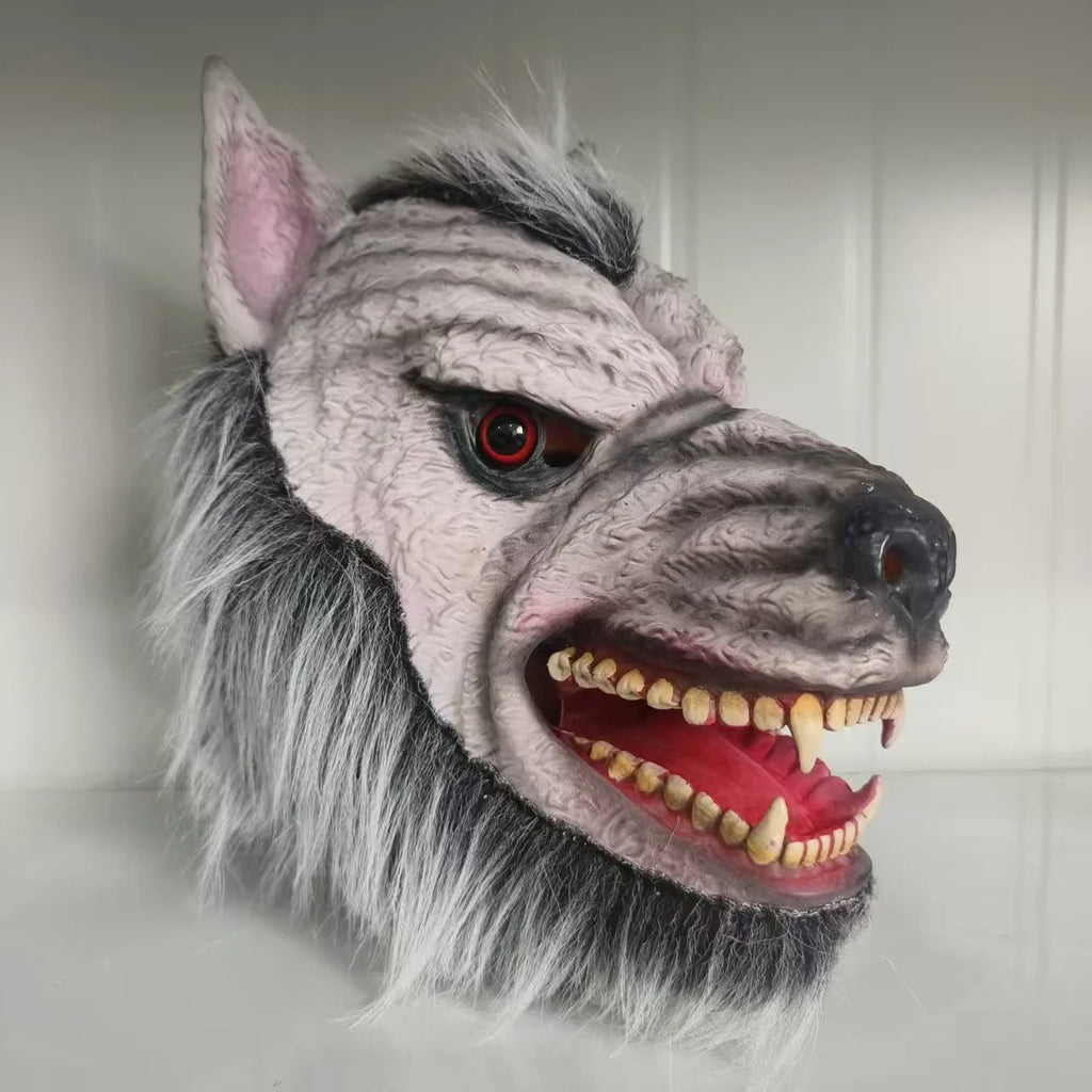 Werewolf Costume Kit with Mask Claws Gloves for Halloween Cosplay Role Play