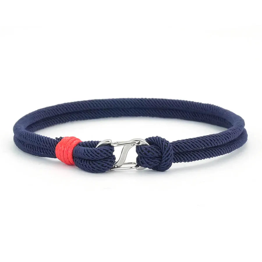 Men's Hand-Woven Detachable Color Rope Bracelets - Gift for Him