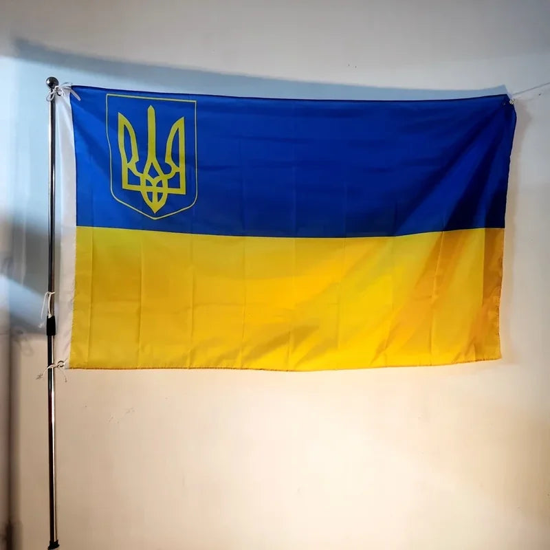 Ukraine Flag Garden & Wall Banner Outdoor Flag 90x150cm Polyester
