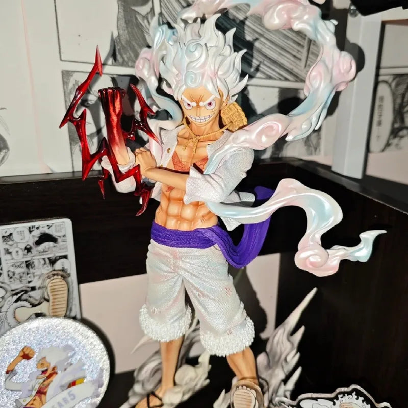 Anime One Piece Nika Luffy PVC Figure 25cm Collectible Action Model Toy