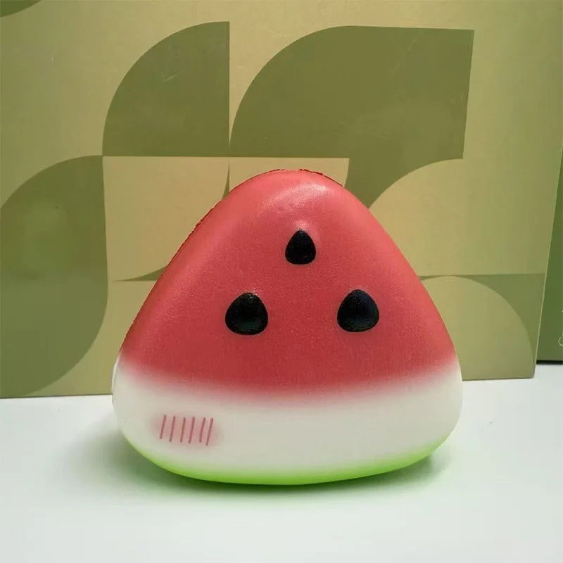 Watermelon Squishy Toy Stress Relief Fidget Toy for Anxiety and Desk Decor