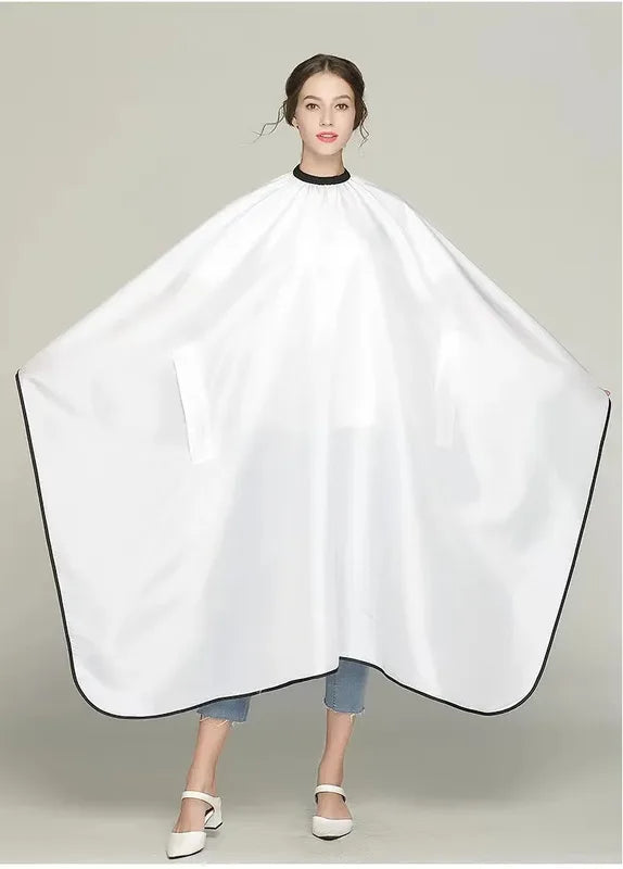 Waterproof Hair Cutting Cape for Salon & Barber Use - 8 Vibrant Colors, Adjustable Fit