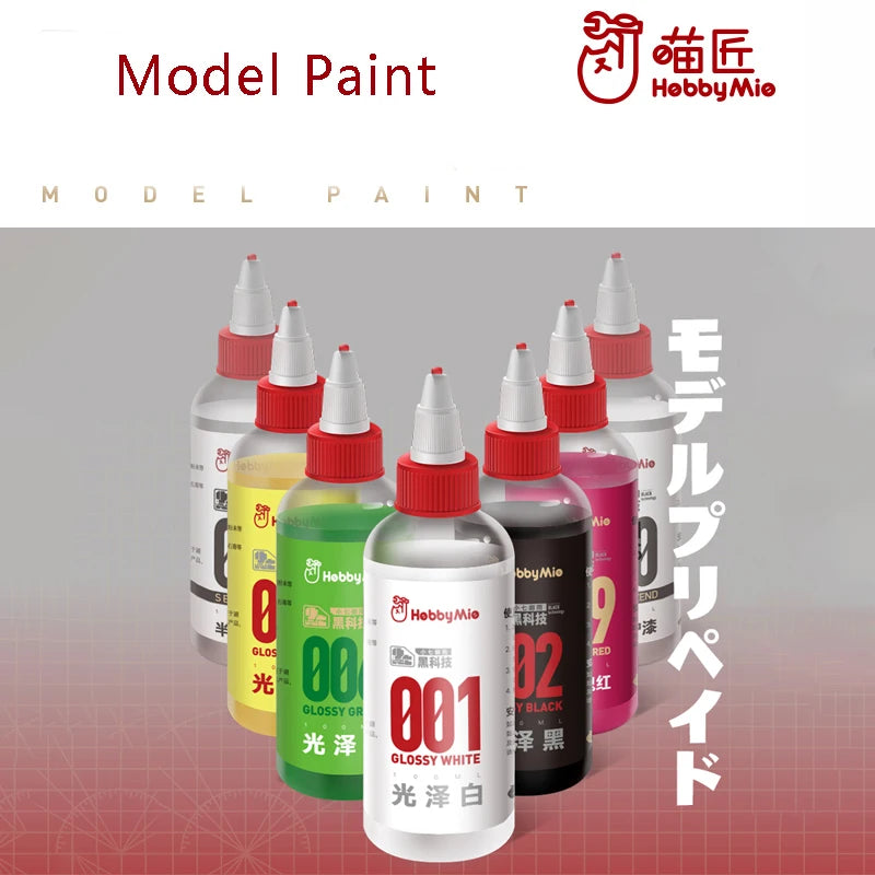 Oil-Based Model Paint Set - 100ML Pre-Adjusted Non-Dilution Hobby Paint