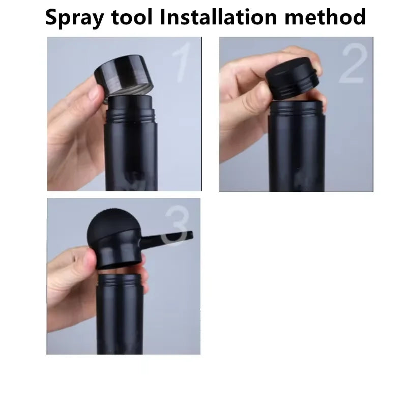 Portable Hair Spray Applicator Nozzle - Hair Fiber Powder Extension Pump
