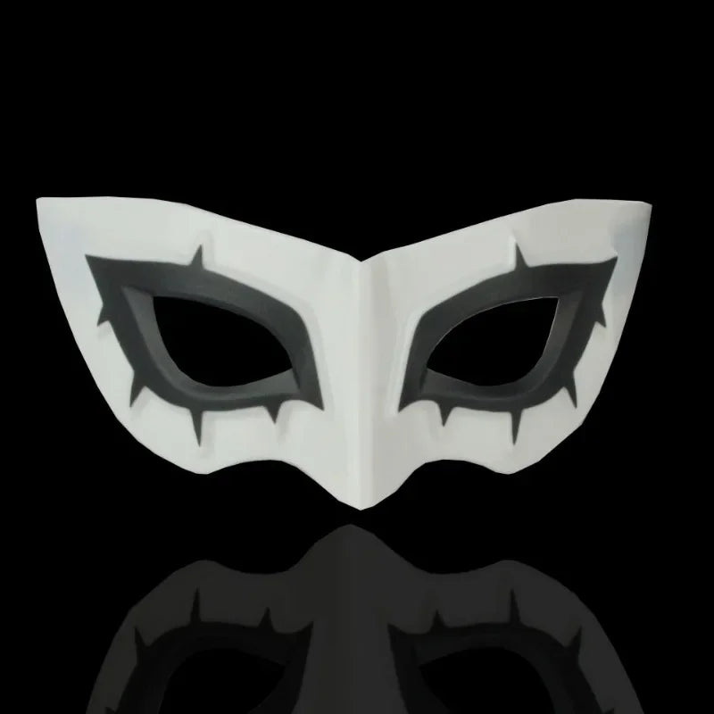Half Face Mask for Persona 5 Hero Joker Cosplay Halloween Party Accessories