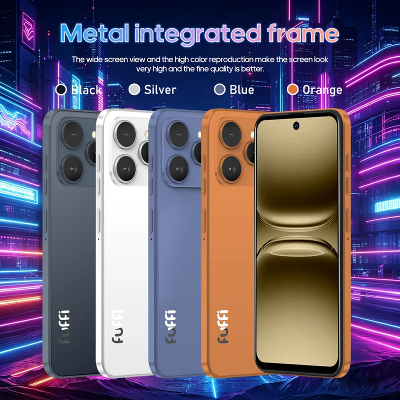 Android Smartphone with 8GB RAM 512GB Storage 6.56-Inch HD Display 24+48MP Camera