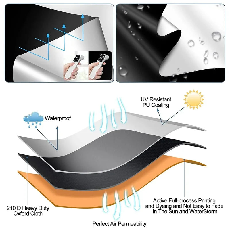 Blackout Window Film Privacy Cover Light Block Film for Home & Car