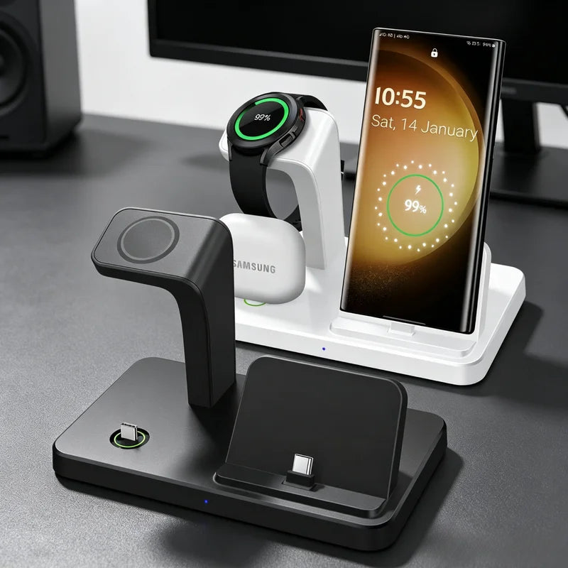 3 in 1 Wireless Charging Dock Station for Samsung Galaxy Watch and Phone