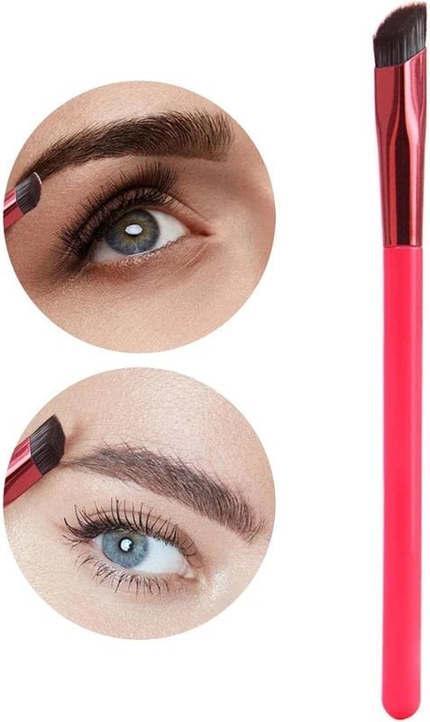 Eyebrow Brush with Square Stereoscopic Painting Hairline for Brow Makeup