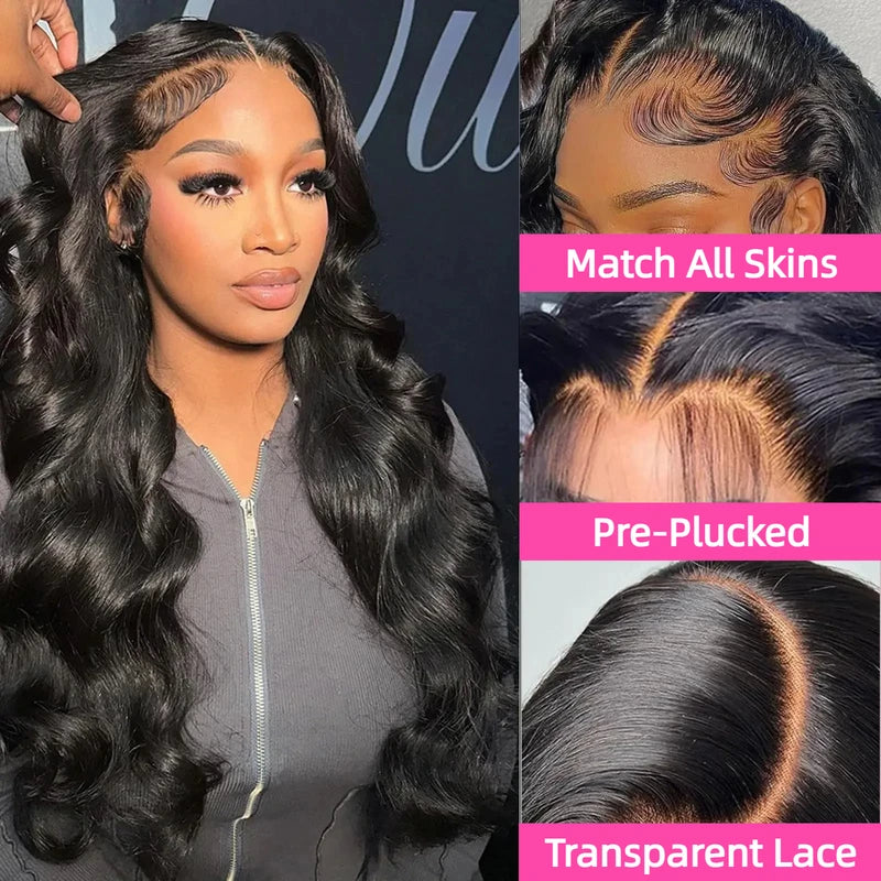 Body Wave Lace Front Wigs 13x4 13x6 Human Hair Wig 200 Density for Women