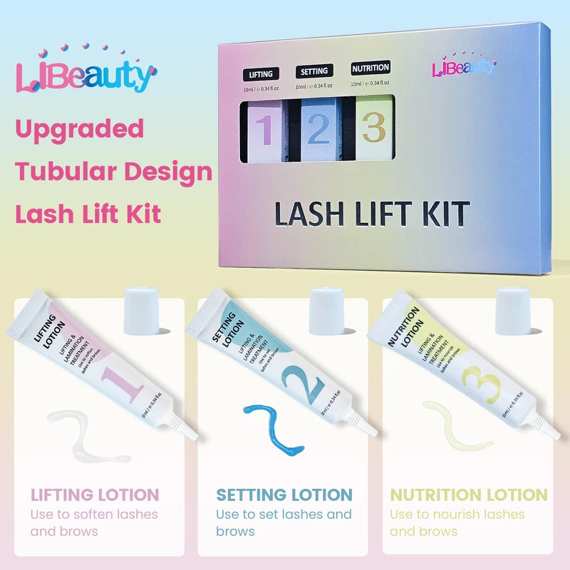 Lash Lift Kit & Brow Lamination Set - 10ml Eyelash & Eyebrow Care Kit for At-Home Use