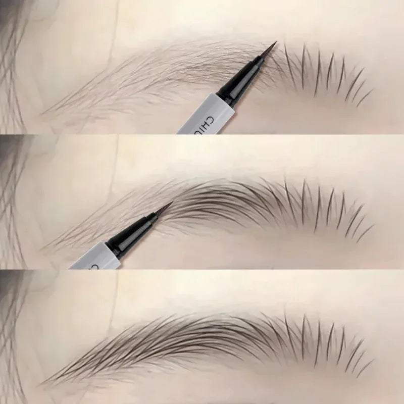 Waterproof Liquid Eyebrow Pencil with Long-Lasting Formula - Natural Finish