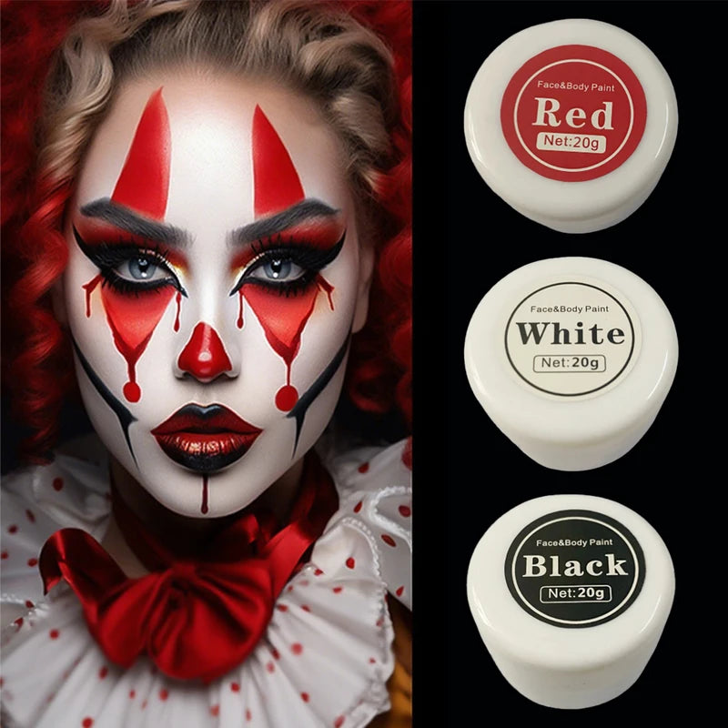 Oil Face & Body Paint Makeup Wheel for Special Effects Halloween Christmas Party