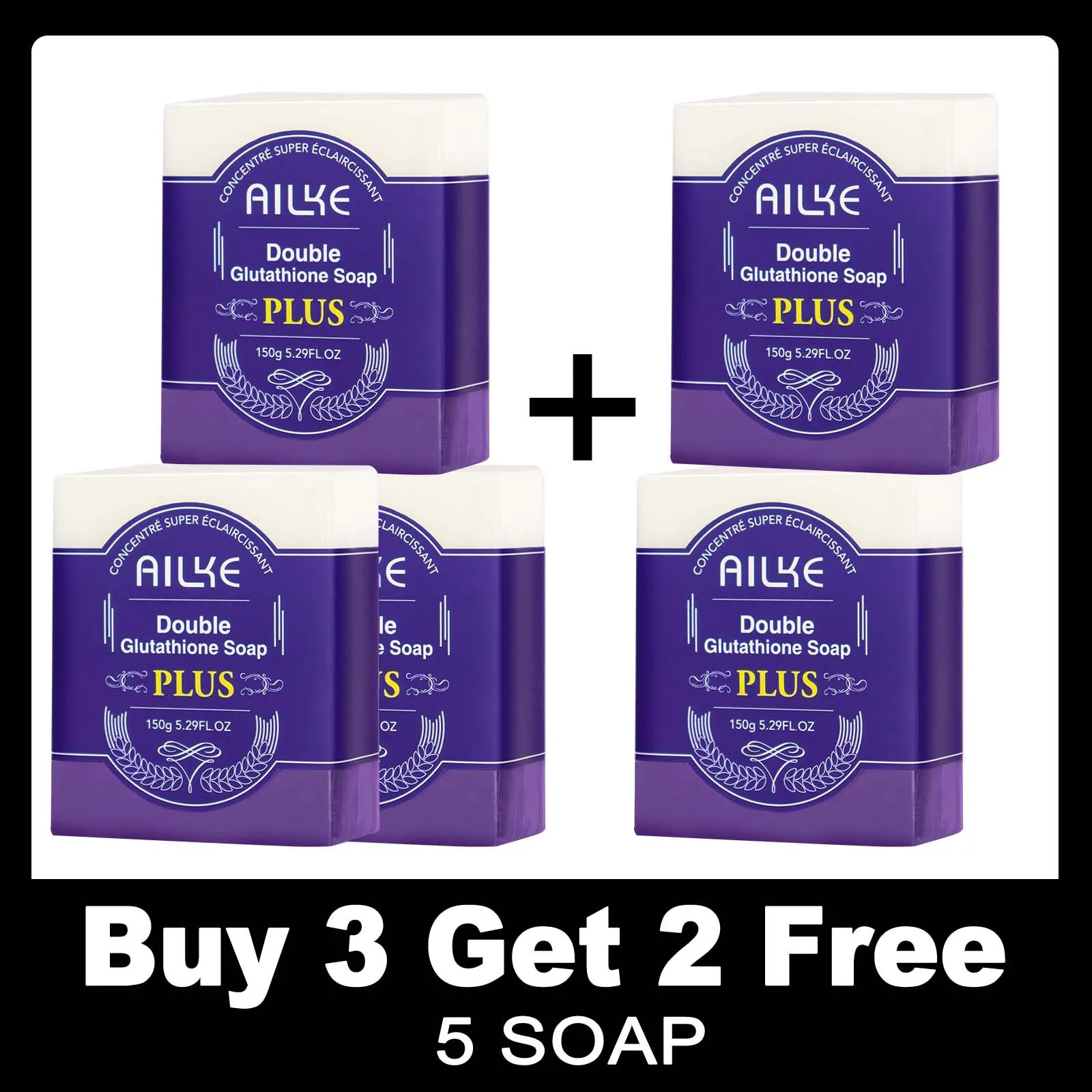 Glutathione Skin Care Set with Lightening Lotion and Moisturizer for Men and Women