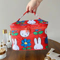 Large Capacity Portable Makeup Bag - Cute Kawaii Miffy Travel Storage Case