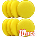 Car High Density Waxing Polish Foam Sponge Set - Multi-Color 10x10x2cm