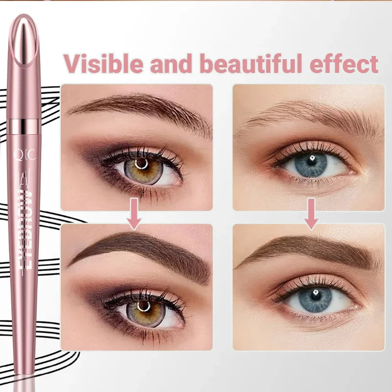 Waterproof Long Lasting Eyebrow Pencil - Natural, Sweat-Proof Makeup for Brows