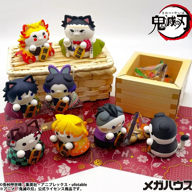 Demon Slayer Action Figures Set - Kimetsu No Yaiba Anime Collectible Toys