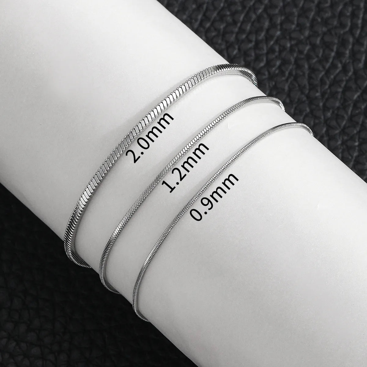 Unisex Hip Hop Snake Bone Chain Bracelet Stainless Steel Jewelry Men Women