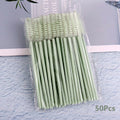 Disposable Eyelash Brushes 50Pcs Makeup Applicators for Lash Extensions & Eye Makeup