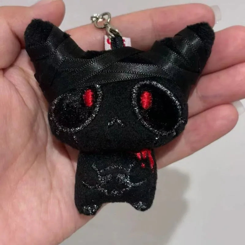 Halloween Horror Plush Keychain Creepy Bloody Monster Doll Bag Charm for Backpack