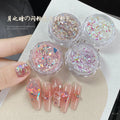 Colorful Mirror Nail Powder Set - 0.5g Metallic Chrome Pigment for Gel Polish