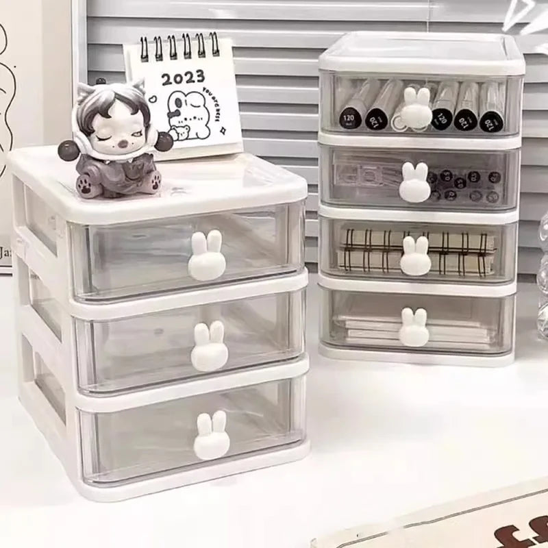 Multi-Color Household Desk Drawer Organizer Pen Hair Accessories Storage Box