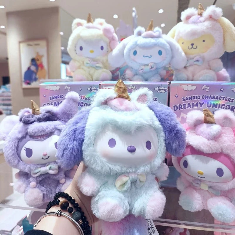 Unicorn Series Vinyl Plush Doll Blind Box - Cute Cartoon Character Collectible Toys