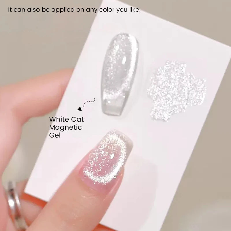 15ml Magnetic Glitter Gel Nail Polish - UV & LED Light Compatible, Semi-Permanent