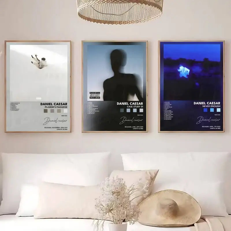 Singer D-Daniel Caesar Poster Wall Art - Modern Living Room Decoration