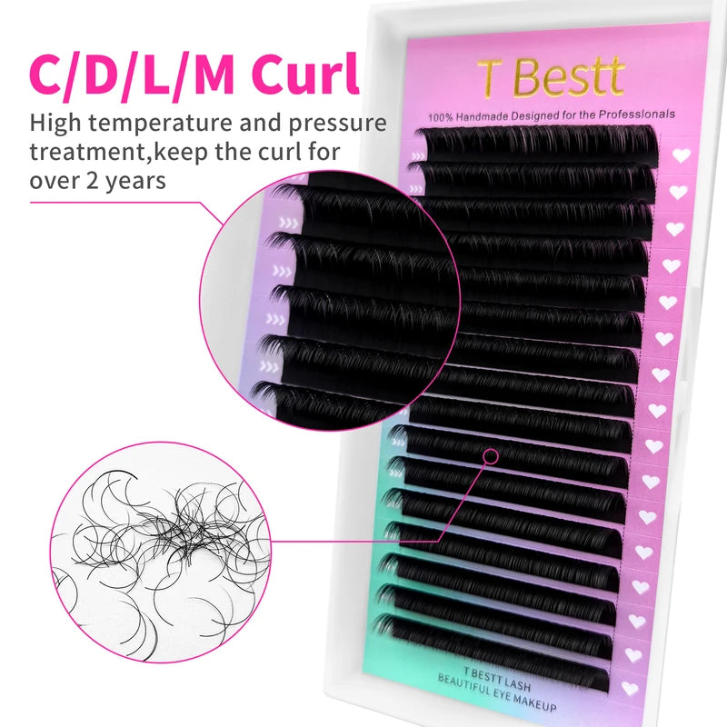 False Eyelash Extensions Classic Silk Mink Lashes - Volume & Natural Styles